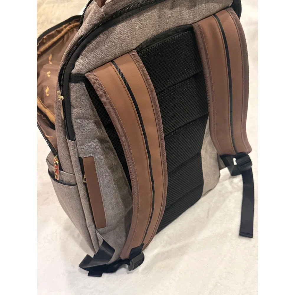 Young Living 2021 Convention Backpack Brown Grey Essential Oil Laptop‎ Bag- New